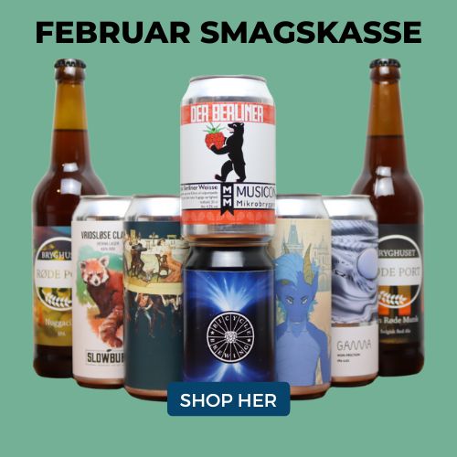Februar smagskasse danske specialøl 8 øl